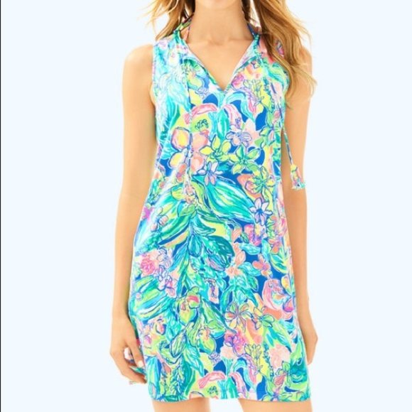 Lilly Pulitzer Dresses & Skirts - Lilly Pulitzer Johana Cover-Up Dress Surf Gypsea